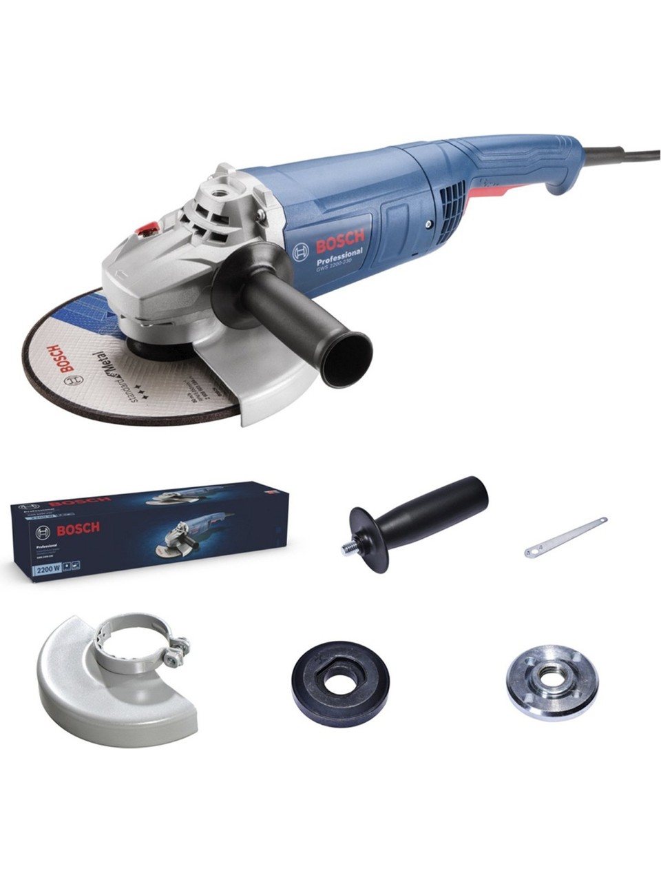 BOSCH ELEKTRİKLİ TAŞLAMA MAKİNESİ BÜYÜK GWS 24-180 JZ