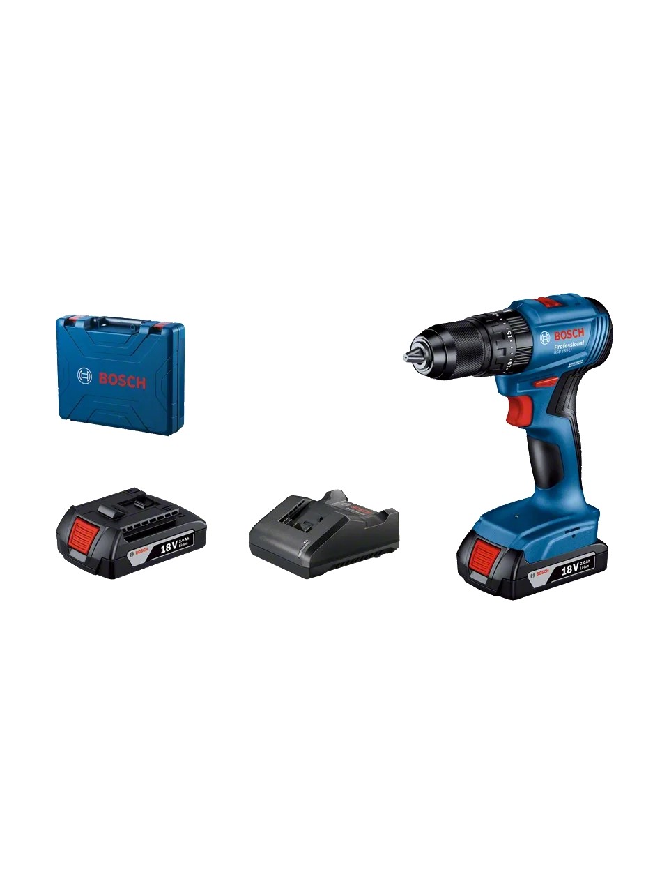 BOSCH AKÜLÜ DARBELİ DELME VİDALAMA GSB 18V-110C 2X4.0AH