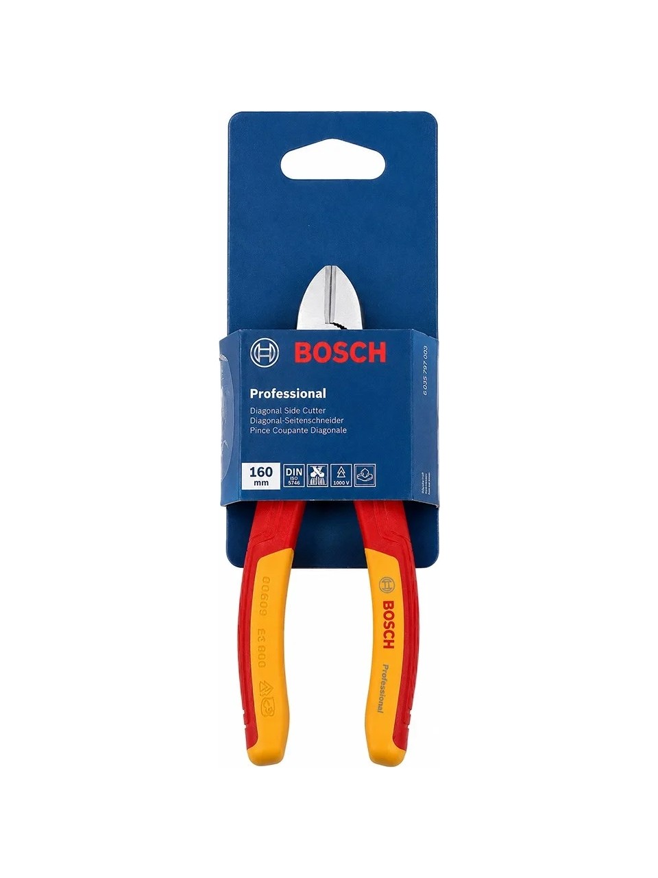 BOSCH PRO VDE YAN KESKİ 160 MM - Görsel 3
