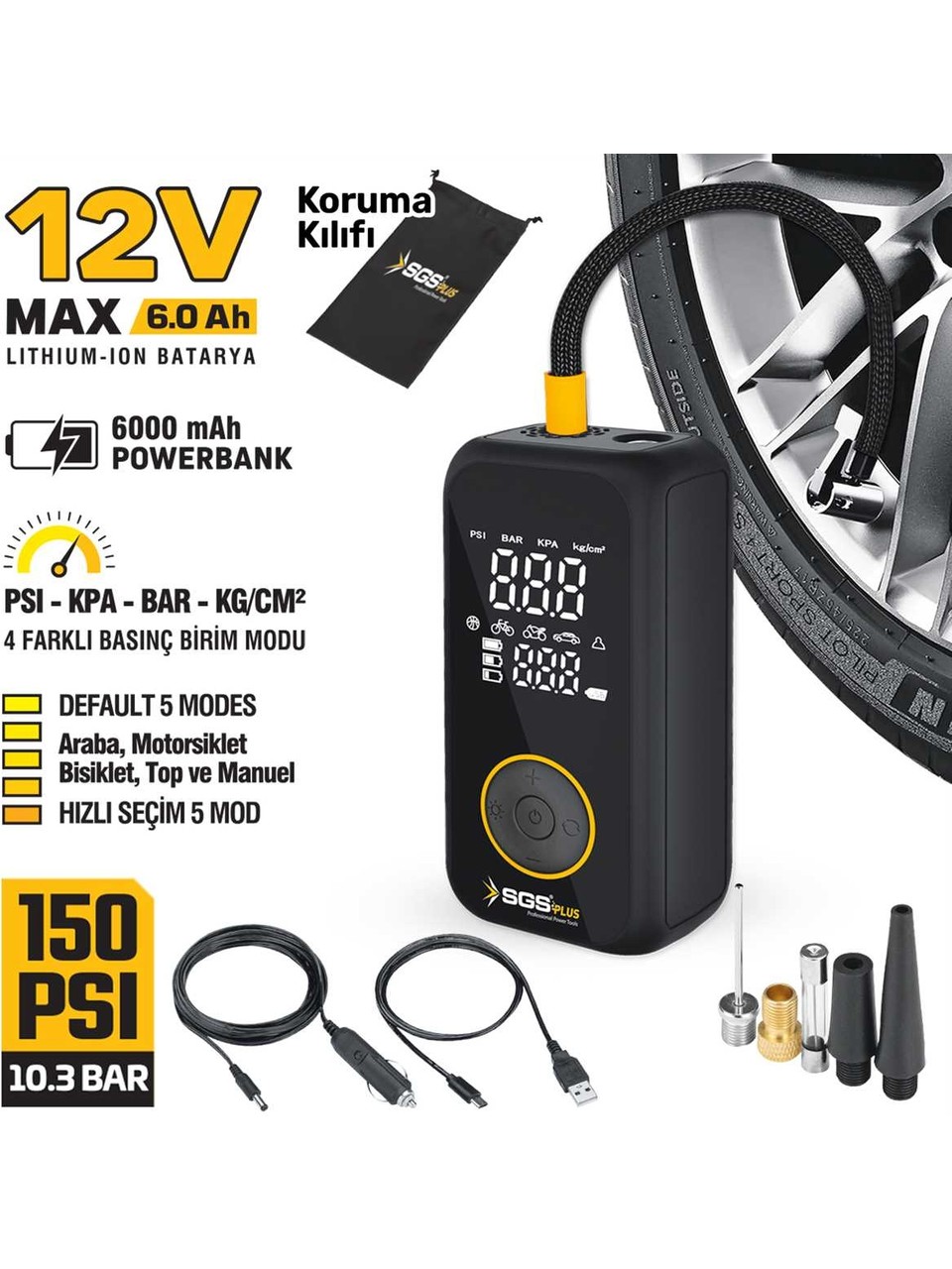 SGS ŞARJLI HAVA KOMPRESÖRÜ SGS5398